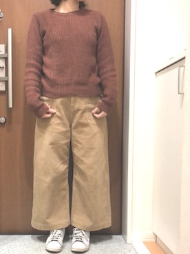 m.さん（レディース・161cm）の冬コーディネート