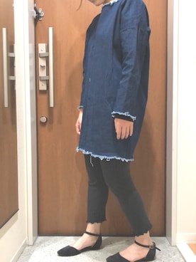 「flower（フラワー）のアイテム（レギンス/スパッツ）」を使った、m.さん（レディース・161cm）の春コーディネート