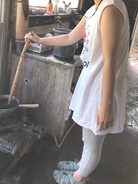 m.さん（レディース・161cm）の夏コーディネート