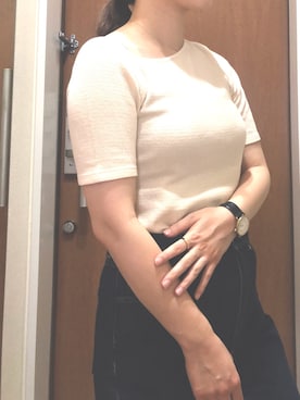 「by boe（バイボー）のアイテム」を使った、m.さん（レディース・161cm）の夏コーディネート