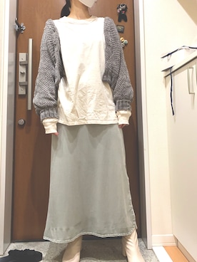 m.さん（レディース・161cm）の冬コーディネート