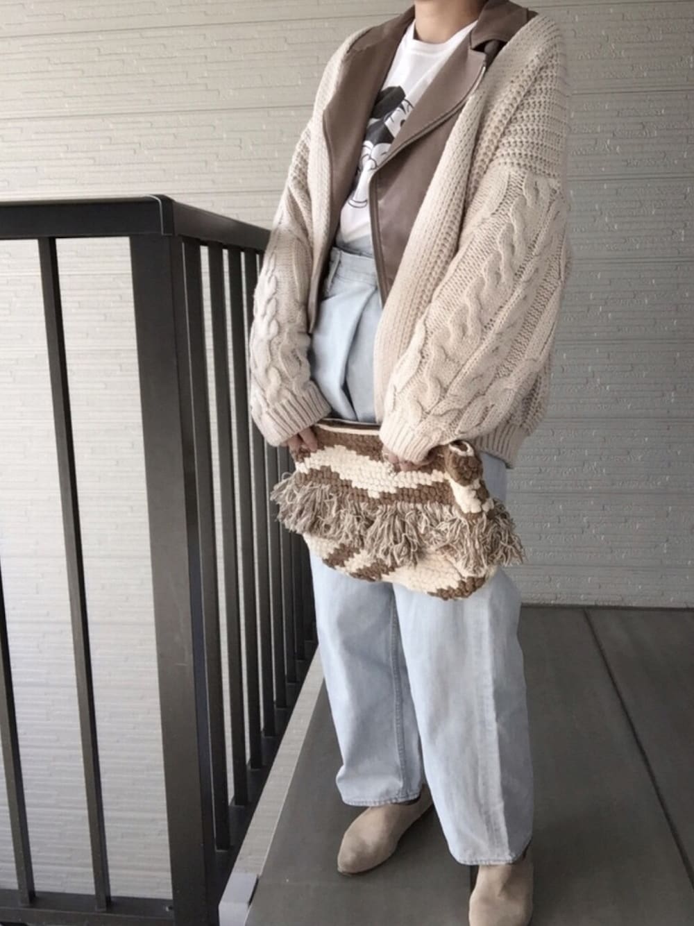 TODAYFUL（トゥデイフル）の「New ネイティブフリンジクラッチ