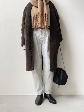 Uさん(レディース・165cm)の冬コーディネート