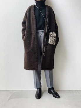 Uさん(レディース・165cm)の冬コーディネート