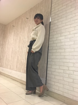「オフタートル」｜ORientalTRaffic高田馬場さん（レディース・163cm）の冬コーディネート