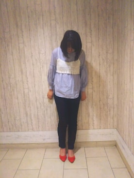 「ビスチェ×デニム」｜ORientalTRaffic高田馬場さん（レディース・163cm）の春コーディネート