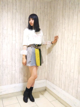 「REDYAZEL（レディアゼル）のアイテム」を使った、ORientalTRaffic高田馬場さん（レディース・163cm）の秋コーディネート