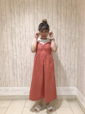 「DHOLIC（ディーホリック）のアイテム（ワンピース/ドレス）」を使った、ORientalTRaffic高田馬場さん（レディース・153cm）の春コーディネート