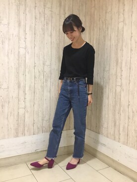 「ベイクドピンク」｜ORientalTRaffic高田馬場さん（レディース・163cm）の秋コーディネート