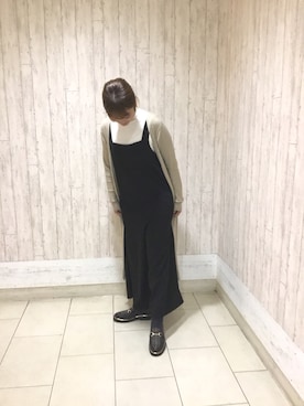 「ORiental TRaffic(ORiental TRaffic)」｜「アイテム（オールインワン・サロペット）」を使った、ORientalTRaffic高田馬場さん（レディース・163cm）の秋コーディネート