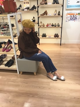 「チェック柄に恋してる」｜ORientalTRaffic高田馬場さん（レディース・163cm）の秋コーディネート
