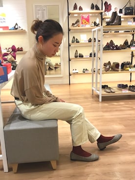 「korea」｜ORientalTRaffic高田馬場さん（レディース・163cm）の秋コーディネート