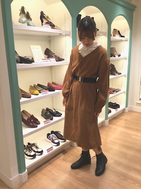 「太ベルト」｜ORientalTRaffic高田馬場さん（レディース・163cm）の秋コーディネート