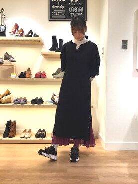 「3701」｜ORientalTRaffic高田馬場さん（レディース・163cm）の秋コーディネート