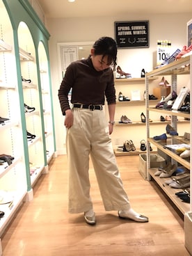 「ソックス×パンプス」｜ORientalTRaffic高田馬場さん（レディース・163cm）の春コーディネート