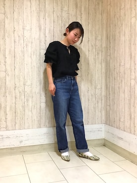 「メッシュパンプス」｜ORientalTRaffic高田馬場さん（レディース・163cm）の春コーディネート