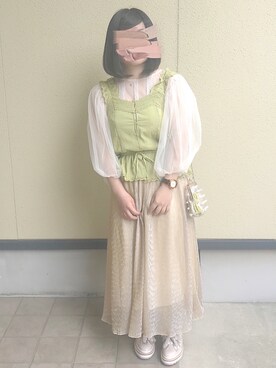 Riiさん（レディース・155cm）の夏コーディネート