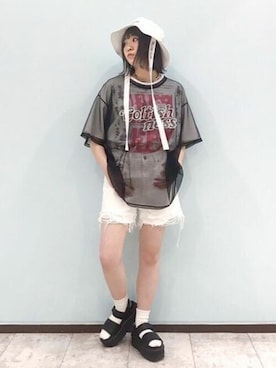 RNA MEDIA ZOZOTOWN STAFFさん（レディース・156cm）の夏コーディネート