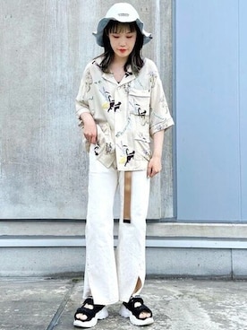 RNA MEDIA ZOZOTOWN STAFFさん（レディース・158cm）の夏コーディネート