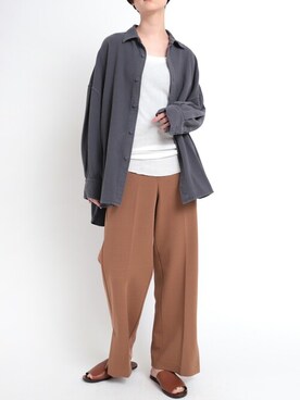 「Audition（オーディション）のアイテム（パンツ）」を使った、RNA MEDIA ZOZOTOWN STAFFさん（レディース・169cm）の夏コーディネート