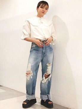 RNA MEDIA ZOZOTOWN STAFFさん（レディース・156cm）の夏コーディネート