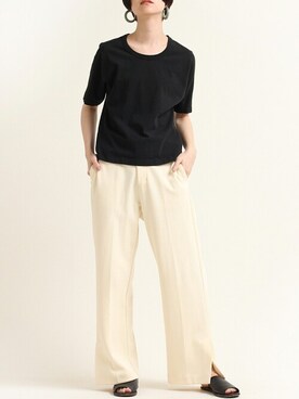 「Audition（オーディション）のアイテム（パンツ）」を使った、RNA MEDIA ZOZOTOWN STAFFさん（レディース・169cm）の夏コーディネート