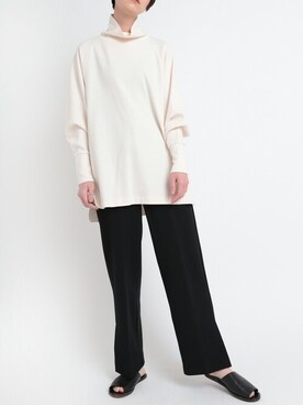 「Audition（オーディション）のアイテム（パンツ）」を使った、RNA MEDIA ZOZOTOWN STAFFさん（レディース・169cm）の夏コーディネート