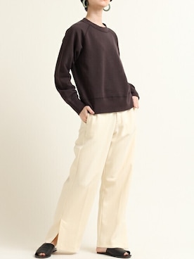 「Audition（オーディション）のアイテム（パンツ）」を使った、RNA MEDIA ZOZOTOWN STAFFさん（レディース・169cm）の秋コーディネート