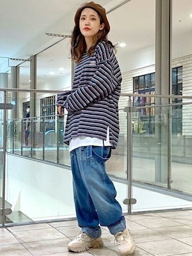 RNA（アールエヌエー）の「R3827 フレンチワークサスペンダーパンツ