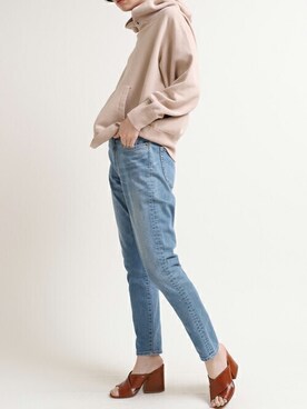 「Audition（オーディション）のアイテム（パンツ）」を使った、RNA MEDIA ZOZOTOWN STAFFさん（レディース・169cm）の秋コーディネート