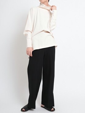 「Audition（オーディション）のアイテム（パンツ）」を使った、RNA MEDIA ZOZOTOWN STAFFさん（レディース・169cm）の秋コーディネート