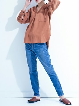 「Audition（オーディション）のアイテム」を使った、RNA MEDIA ZOZOTOWN STAFFさん（レディース・175cm）の秋コーディネート