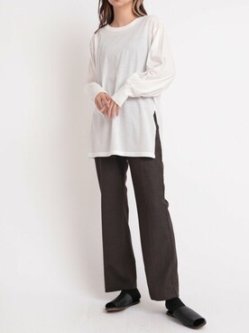 「Audition（オーディション）のアイテム」を使った、RNA MEDIA ZOZOTOWN STAFFさん（レディース・172cm）の秋コーディネート