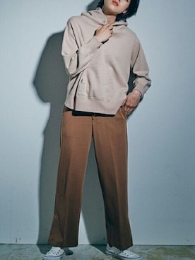 「Audition（オーディション）のアイテム」を使った、RNA MEDIA ZOZOTOWN STAFFさん（レディース・175cm）の秋コーディネート