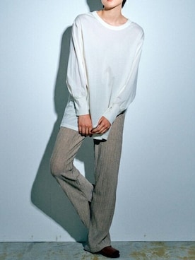 「Audition（オーディション）のアイテム」を使った、RNA MEDIA ZOZOTOWN STAFFさん（レディース・175cm）の冬コーディネート