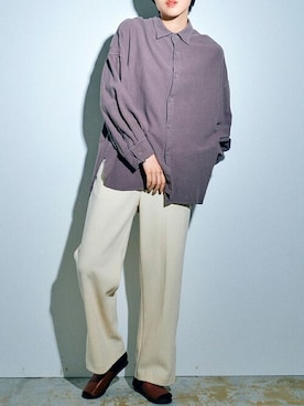 「Audition（オーディション）のアイテム」を使った、RNA MEDIA ZOZOTOWN STAFFさん（レディース・175cm）の冬コーディネート