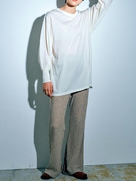 「Audition（オーディション）のアイテム」を使った、RNA MEDIA ZOZOTOWN STAFFさん（レディース・175cm）の冬コーディネート