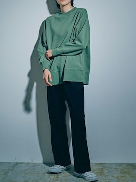 「Audition（オーディション）のアイテム」を使った、RNA MEDIA ZOZOTOWN STAFFさん（レディース・175cm）の冬コーディネート