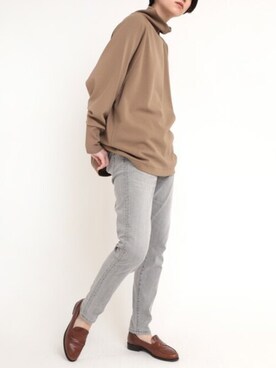 「Audition（オーディション）のアイテム」を使った、RNA MEDIA ZOZOTOWN STAFFさん（レディース・169cm）の冬コーディネート