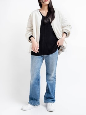 「Audition（オーディション）のアイテム」を使った、RNA MEDIA ZOZOTOWN STAFFさん（レディース・169cm）の冬コーディネート