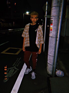 「adidas Originals（アディダスオリジナルス）のadidas Originals BECKENBAUER TRACK PANTS / cw1269 / cw1270（その他パンツ）」を使った、00FuShimI00さん（メンズ・183cm）の夏コーディネート