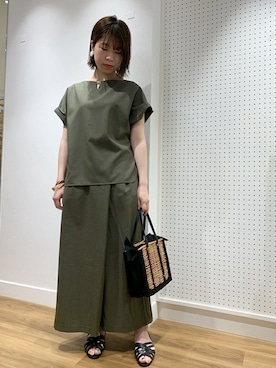 「SHIPS」｜「アイテム（ワンピース/ドレス）」を使った、WOMEN'S STAFFさん（レディース・157cm）の春コーディネート