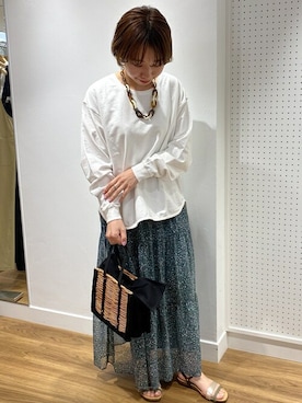 WOMEN'S STAFFさん（レディース・160cm）の春コーディネート