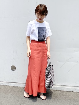 「SHIPS」｜WOMEN'S STAFFさん（レディース・160cm）の夏コーディネート