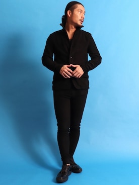 「アイテム（テーラードジャケット）」を使った、【BAYBLO】Officialさん（メンズ・172cm・20代）の冬コーディネート