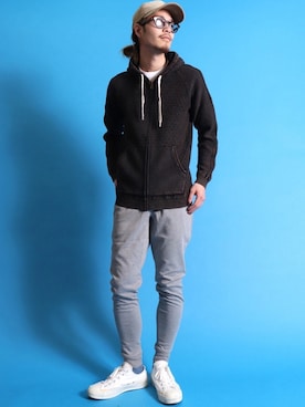 「KANGOL（カンゴール）のアイテム（キャップ）」を使った、【BAYBLO】Officialさん（メンズ・172cm）の春コーディネート