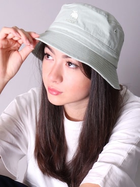 「moz（モズ）のアイテム（帽子）」を使った、【BAYBLO】Officialさん（レディース・170cm）の夏コーディネート
