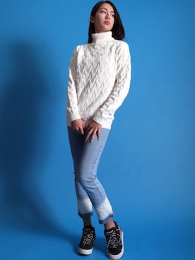 【BAYBLO】Officialさん（レディース・170cm）の冬コーディネート