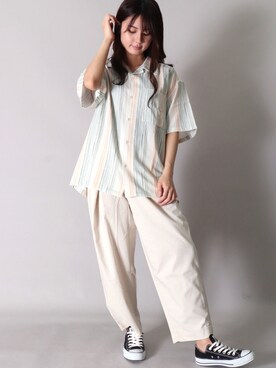 【BAYBLO】Officialさん(レディース・159cm)の夏コーディネート