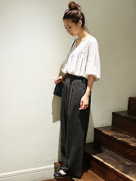 「relume」｜AYAKAさん（レディース・167cm）の夏コーディネート